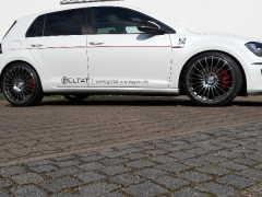 Golf 7 GTI mit Tieferlegungsfedern und 19 Zoll